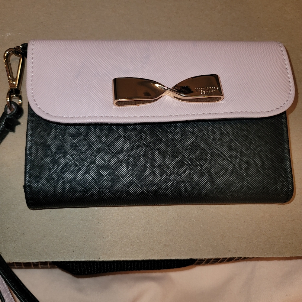 Victoria's Secret Pink Clutch with Gold Accent